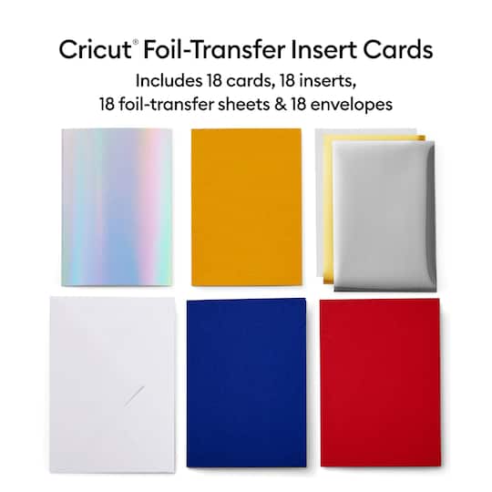 Cricut® R10 Foil Transfer Insert Cards, Celebration Sampler